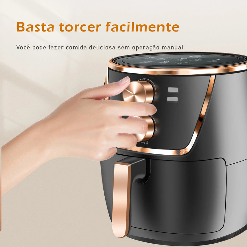 Fritadeira Elétrica Air Fryer Forno Elétrico 127 Volts 1500 Watts Frete Grátis - Presente Brasil 220V